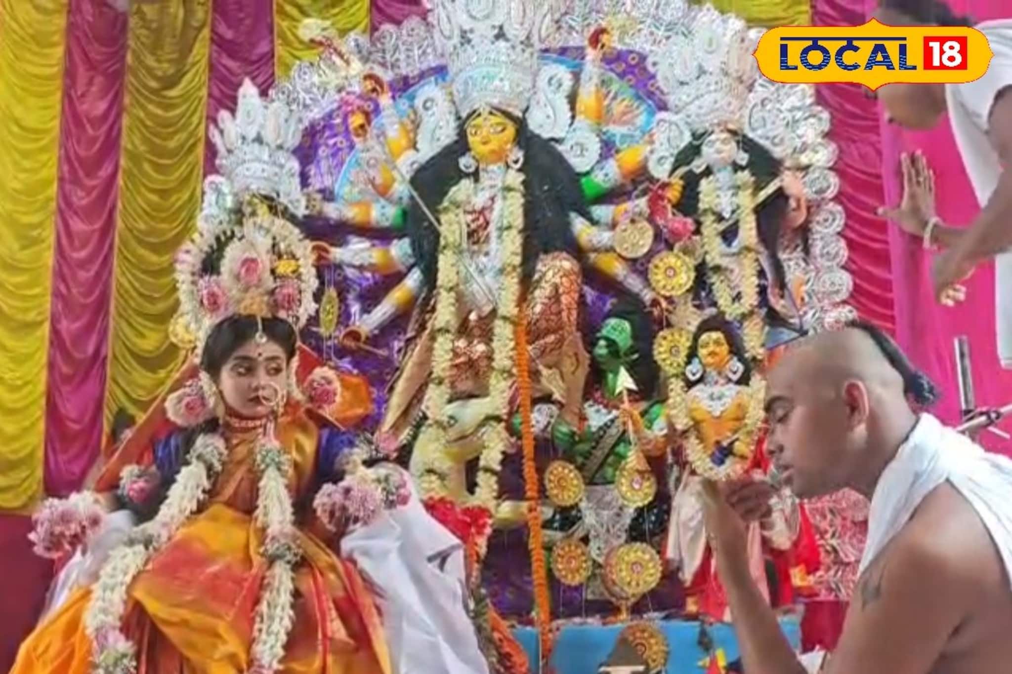 মহাষ্টমীতে কুমারী পুজোয় বিরাট চমক, শান্তিপুরের বাসন্তী পুজোয় ছুটে আসছেন দূর-দূরান্তের মানুষ