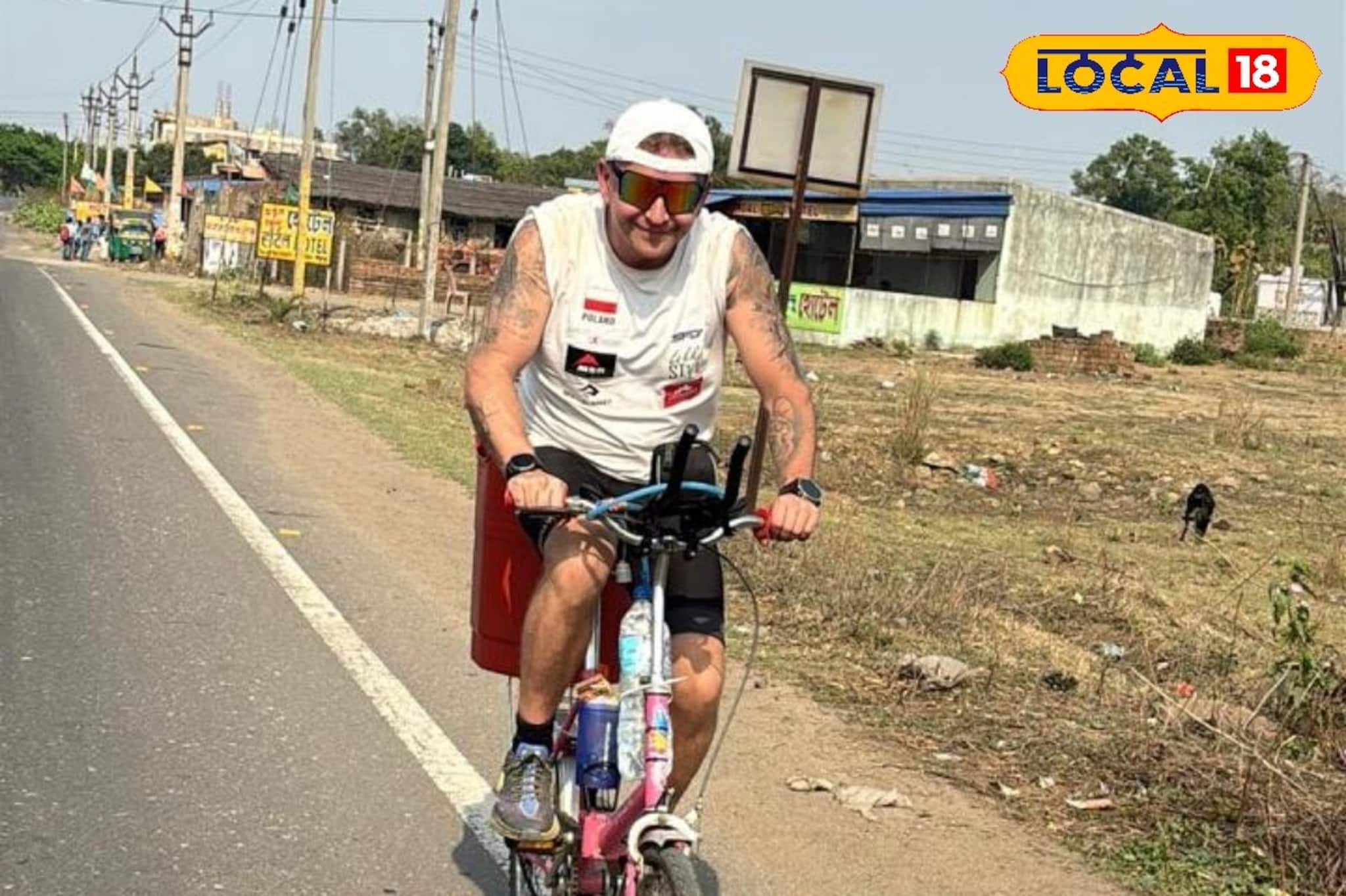 কোনও প্লেনের প্রয়োজন নেই, সাইকেলই ভরসা! ইউরোপ থেকে বাঁকুড়া পৌঁছলেন লুকাস, লক্ষ্য এভারেস্ট জয়!