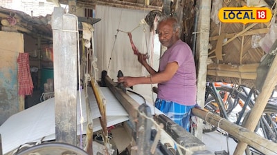 মালদহের সাহাপুর তাঁতি পাড়ার তাঁত শিল্প 