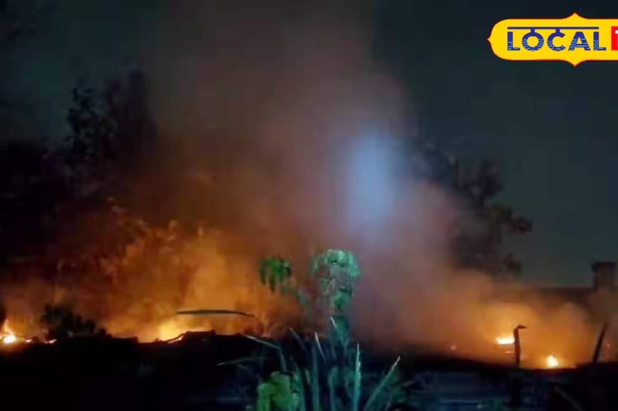 ঝড়ের মাঝেই জ্বলছে দাউ দাউ করে আগুন! হাওড়ার গেঞ্জি কারখানায় বিধ্বংসী অগ্নিকাণ্ড