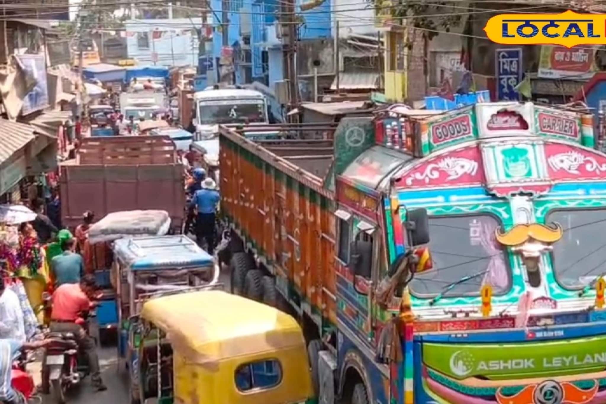 নিয়মকে বুড়ো আঙুল! মাধ্যমিক-উচ্চমধ্যমিক মিটতেই ফের ‌যানজট জয়নগরে, চরম ভোগান্তি