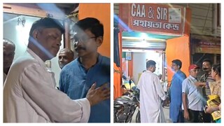 বিজেপি-র এসআইআর সহায়তা কেন্দ্রে সিপিএম প্রার্থী মানস মুখোপাধ্যায়৷ 