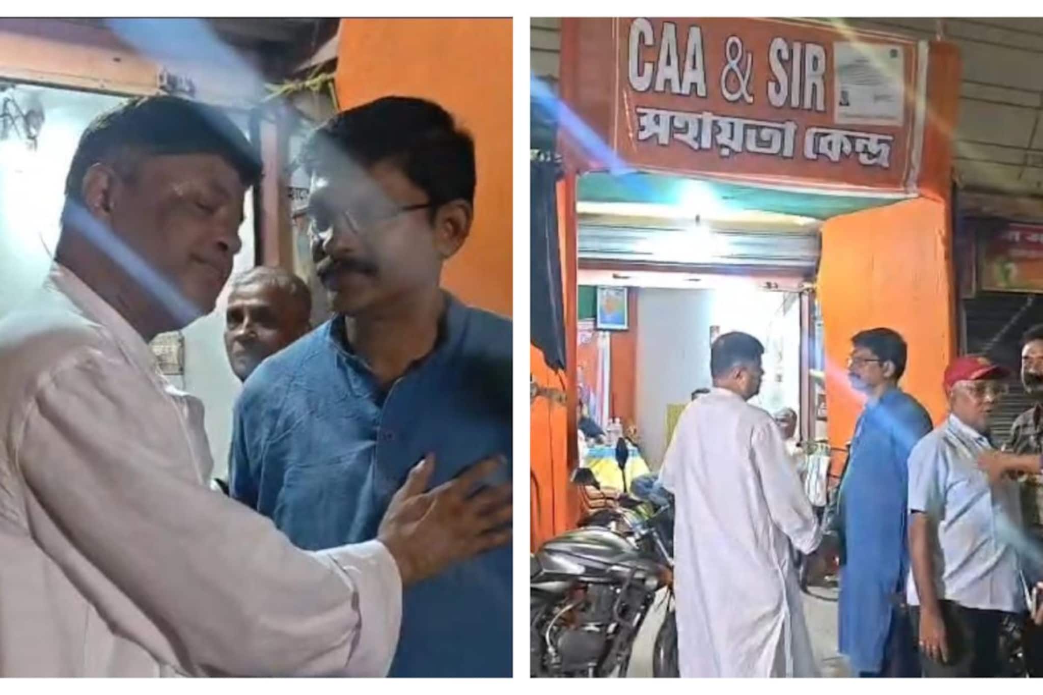 ভোট প্রচারে বেরিয়েই সটান বিজেপি-র ক্যাম্প অফিসে সিপিএম প্রার্থী মানস! কামারহাটিতে শোরগোল