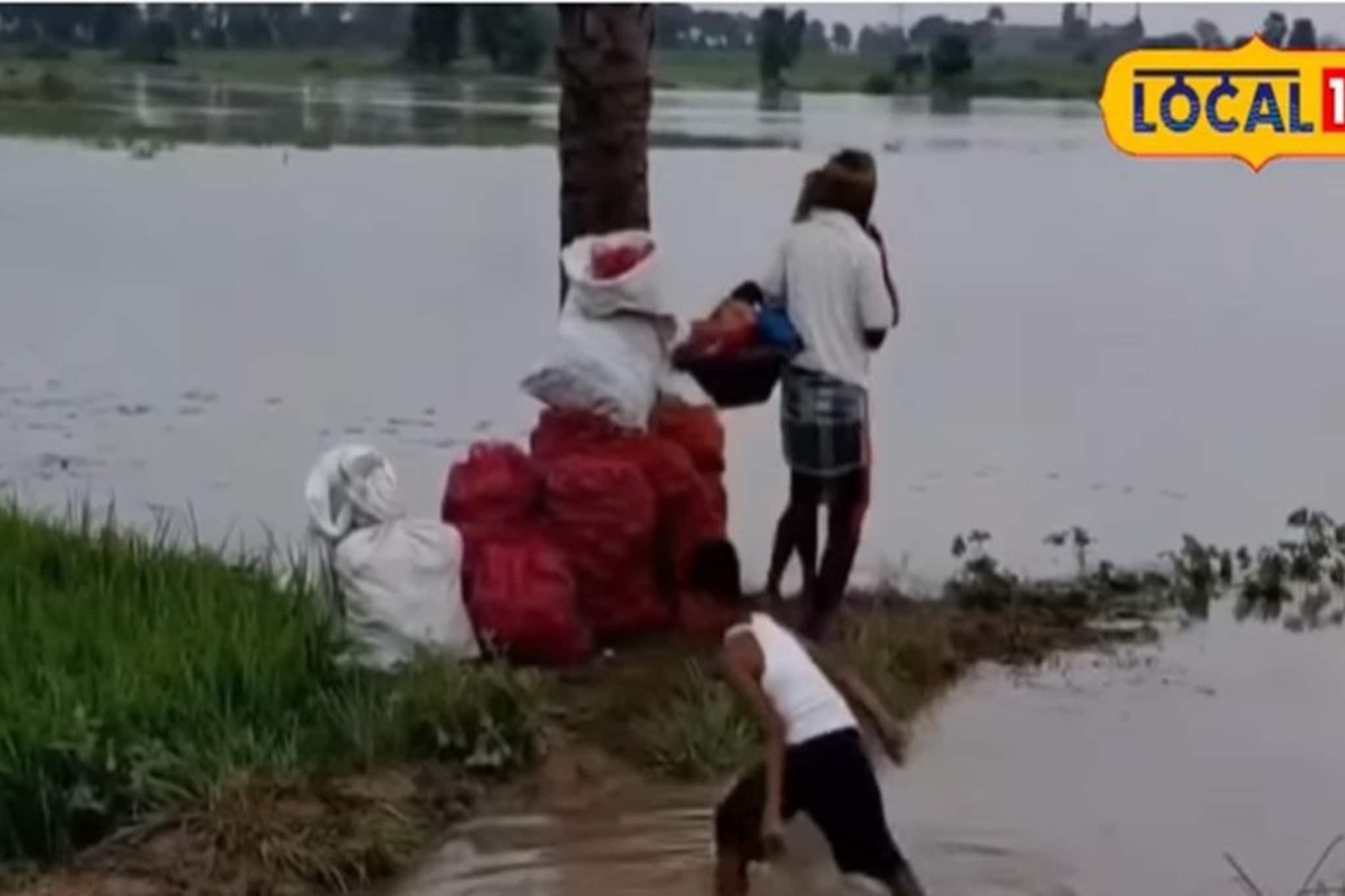  শিলাবৃষ্টিতে ডুবল কাটোয়া, পেঁয়াজ-রসুন-ধানের সর্বনাশ