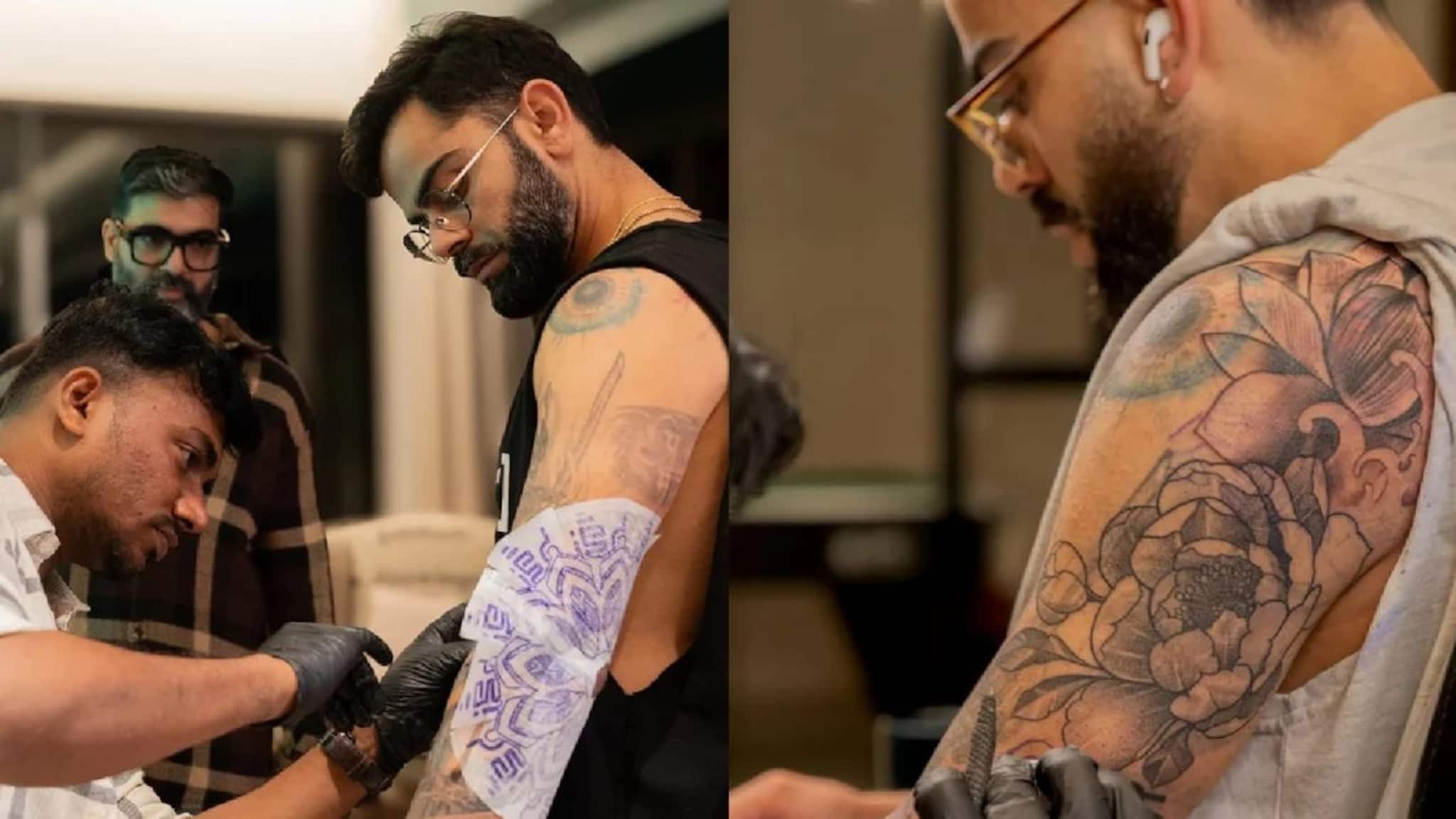 Virat Kohli : বাঁ-হাত জুড়ে নতুন ট্যাটু! আইপিএল শুরুর আগে সেজে উঠলেন বিরাট কোহলি! এবারের উল্কি তাঁর জীবনে সব থেকে স্পেশাল