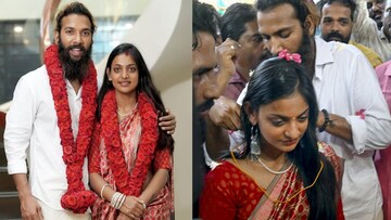 ঠিক যেন সিনেমার গল্প ! কেরলে ভিনধর্মের প্রেমিকের সঙ্গে বিয়ের পিঁড়িতে কুম্ভমেলার সেই ভাইরাল সুন্দরী কন্যা মোনালিসা 