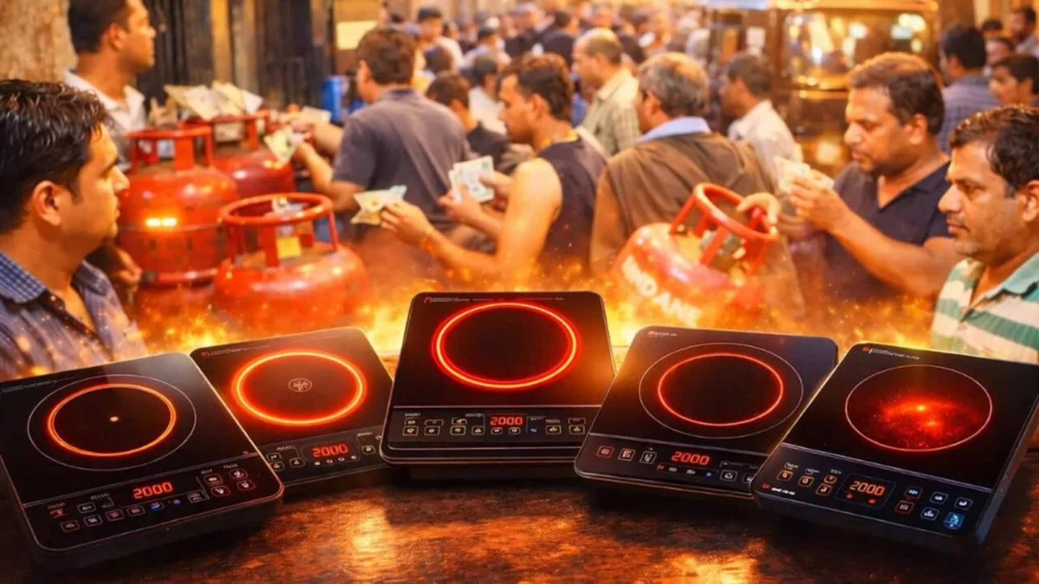 ইন্ডাকশন স্টোভের বিক্রি হঠাৎ করে বেড়ে গিয়েছে ! পশ্চিম এশিয়ার সংঘাতে এলপিজি ঘাটতি নজর দিচ্ছে বিকল্পে