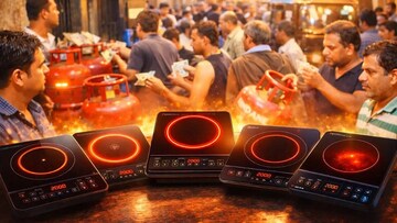 ইন্ডাকশন স্টোভের বিক্রি হঠাৎ করে বেড়ে গিয়েছে ! পশ্চিম এশিয়ার সংঘাতে এলপিজি ঘাটতি নজর দিচ্ছে বিকল্পে