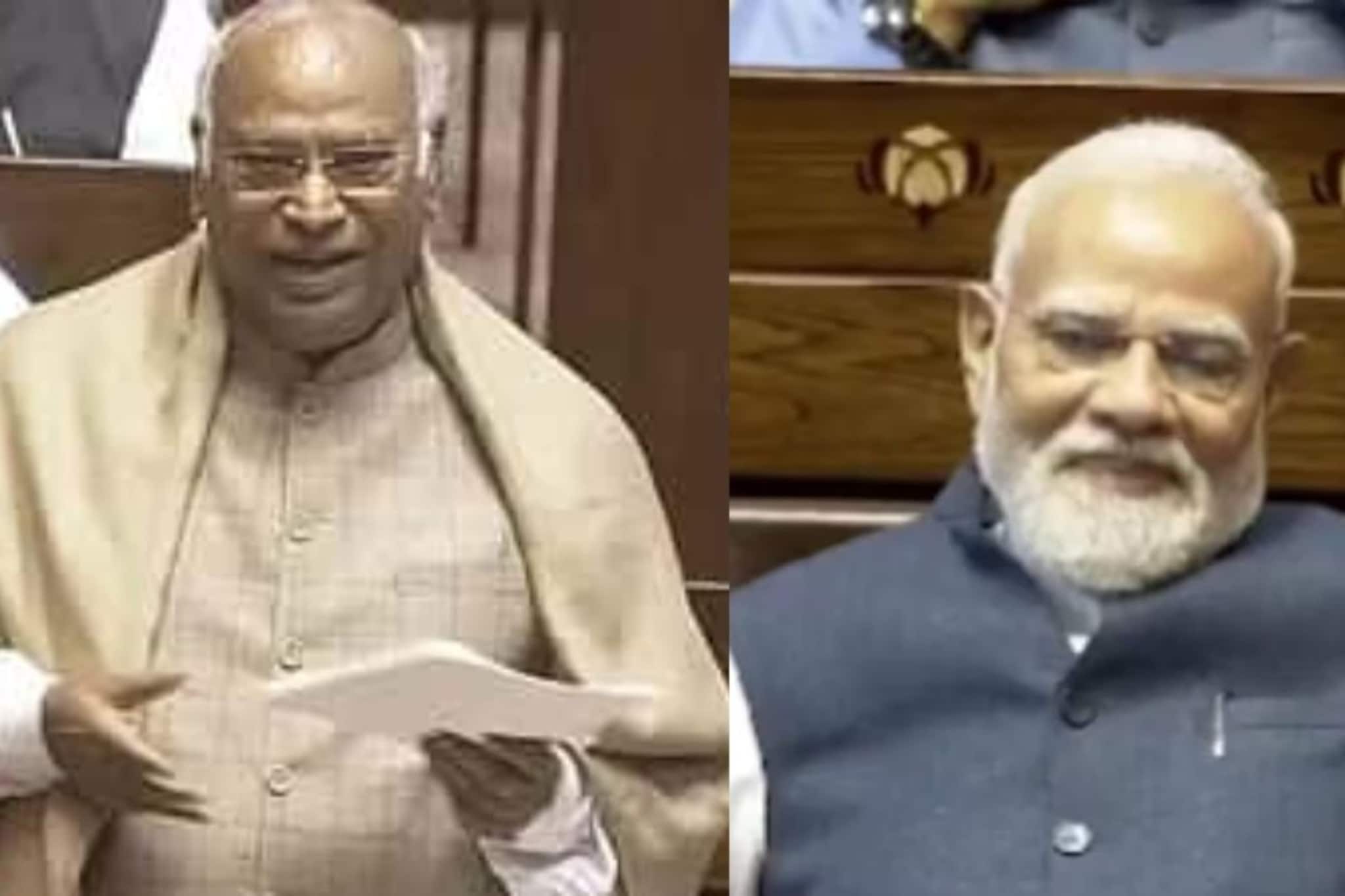 রাজ্যসভার বিদায়ী ভাষণে হাস্যরসে কোন নেতাকে খোঁচা দিলেন খাড়্গে? হেসে উঠলেন প্রধানমন্ত্রী মোদিও