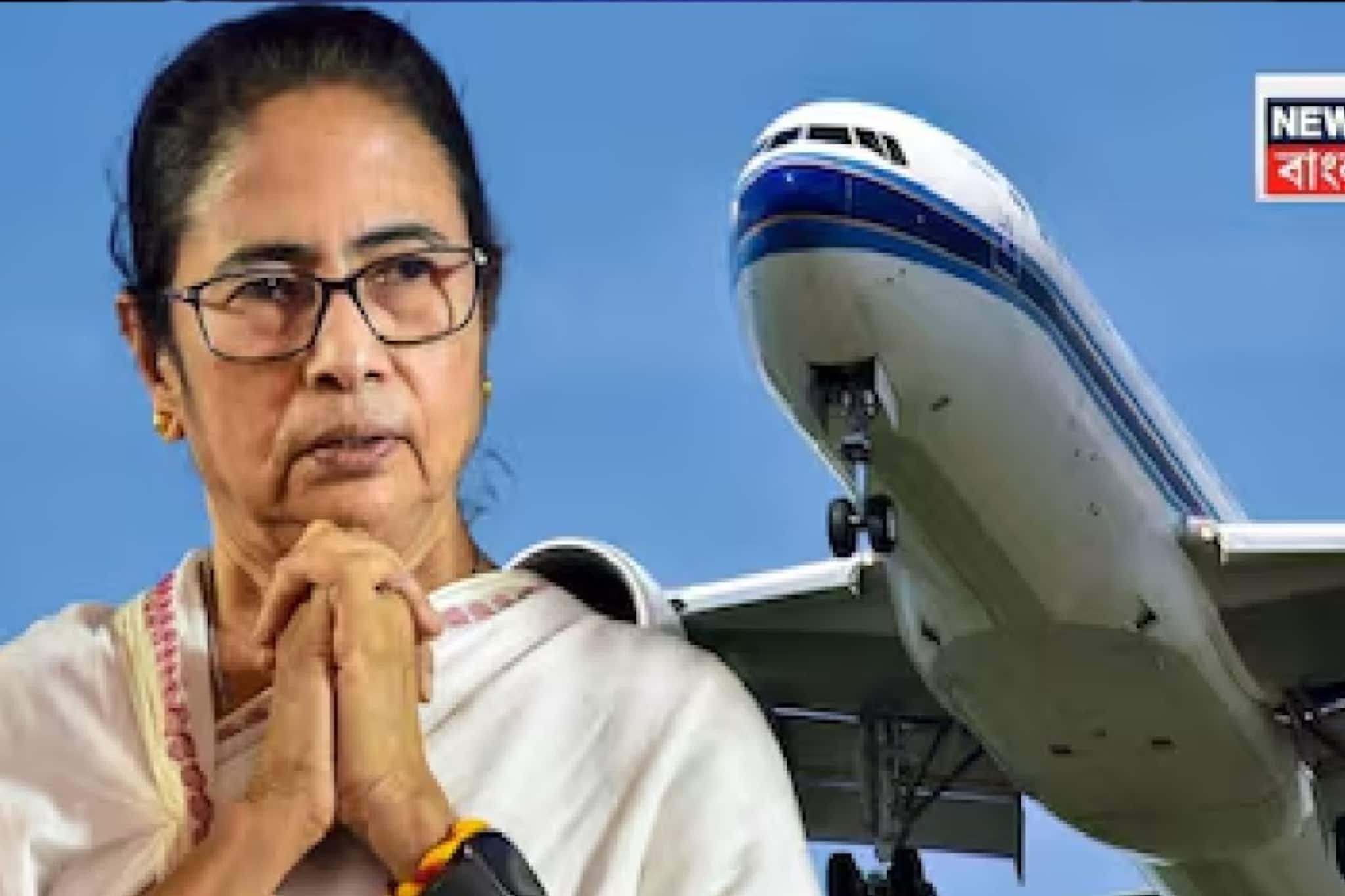 দুর্যোগে আকাশে চক্কর মুখ্যমন্ত্রীর বিমানের, কলকাতায় প্রবল ঝড়-বৃষ্টিতে নামতে সমস্যা