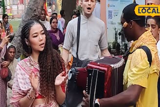 সাধু বেশে বিদেশি-বিদেশিনীদের নামসংকীর্তন! হরেকৃষ্ণ মহামন্ত্রে আত্মহারা মায়াপুরের অনন্য মুহূর্তের ছবি দেখে মন জুড়াবে আপনারও