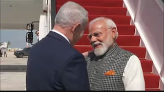 নরেন্দ্র মোদির সঙ্গে বেঞ্জামিন নেতানিয়াহু৷ 