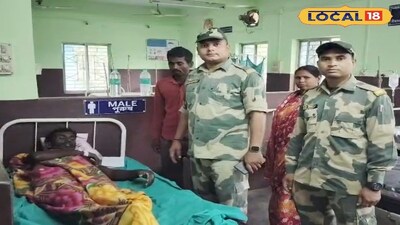 মুর্শিদাবাদে সাপের কামড়ে আহত কৃষকের প্রাণ বাঁচাল বিএসএফ 