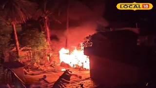 শান্তিপুরে গৃহস্থের বাড়িতে আগুন 