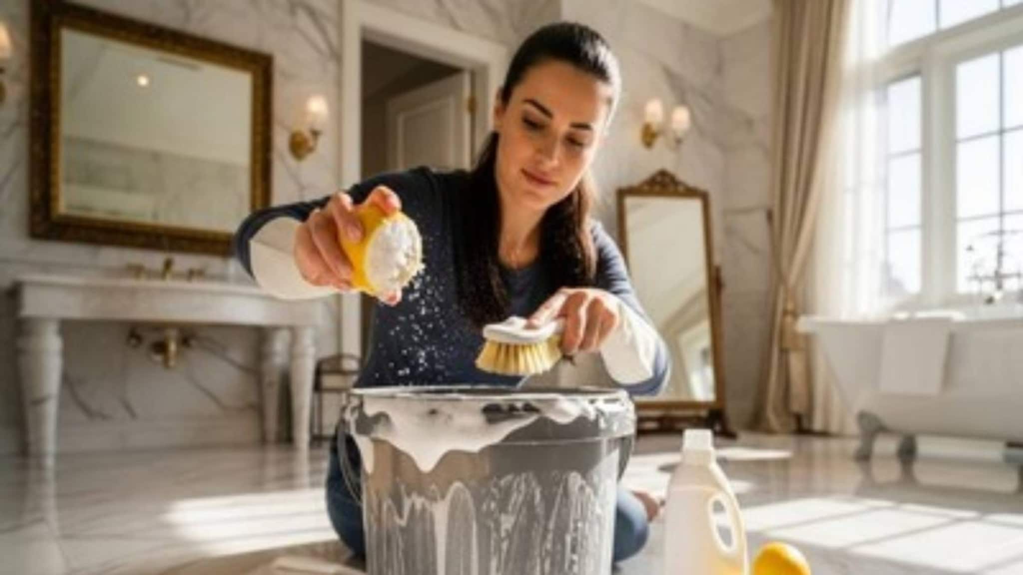 Bathroom Bucket & Mug Cleaning Tips: বাথরুমের নোংরা বালতি-মগ দেখে গা ঘিনঘিন করছে? রান্নাঘরের ১ চিমটে সাদা গুঁড়োতেই হবে ঝকঝকে তকতকে...চুটকিতে সাফ চটচটে শ্যাওলা-ময়লা