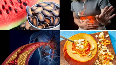 গ্রীষ্মকালে তরমুজ একটি জনপ্রিয় ফল, কিন্তু প্রায়ই দেখা যায় যে এই ফলগুলি খাওয়ার পরে, এর বীজগুলিকে অকেজো ভেবে ফেলে দেওয়া হয়। এই অভ্যাসটি আমাদের সবচেয়ে বড় ভুল হতে পারে, কারণ এই বীজগুলিতে এমন অনেক পুষ্টি উপাদান রয়েছে যা শরীরের জন্য অত্যন্ত উপকারী। তরমুজ এবং কুমড়োর বীজ প্রোটিন, ফাইবার, স্বাস্থ্যকর ফ্যাট এবং খনিজে সমৃদ্ধ, যা শরীরকে ভেতর থেকে শক্তিশালী করতে সাহায্য করে। সঠিক তথ্যের অভাবে, মানুষ এগুলি ব্যবহার করে না, যদিও এই বীজগুলি সস্তা এবং প্রাকৃতিক ঔষধ হিসাবে কাজ করতে পারে। এগুলি গ্রীষ্মের গরমে শরীরকে ঠান্ডা রাখতে এবং অনেক রোগ প্রতিরোধ করতে পারে।