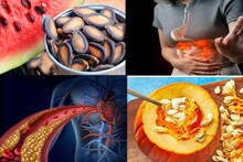 Watermelon & Pumpkin Seed Benefits: তরমুজ-কুমড়োর বীজ ফেলবেন না! ‘এভাবে’ খেলেই কোলেস্টেরল কমে দূর হৃদরোগ! কোষ্ঠকাঠিন্য-গ্যাস-বদহজম কমে পরিষ্কার পেট!