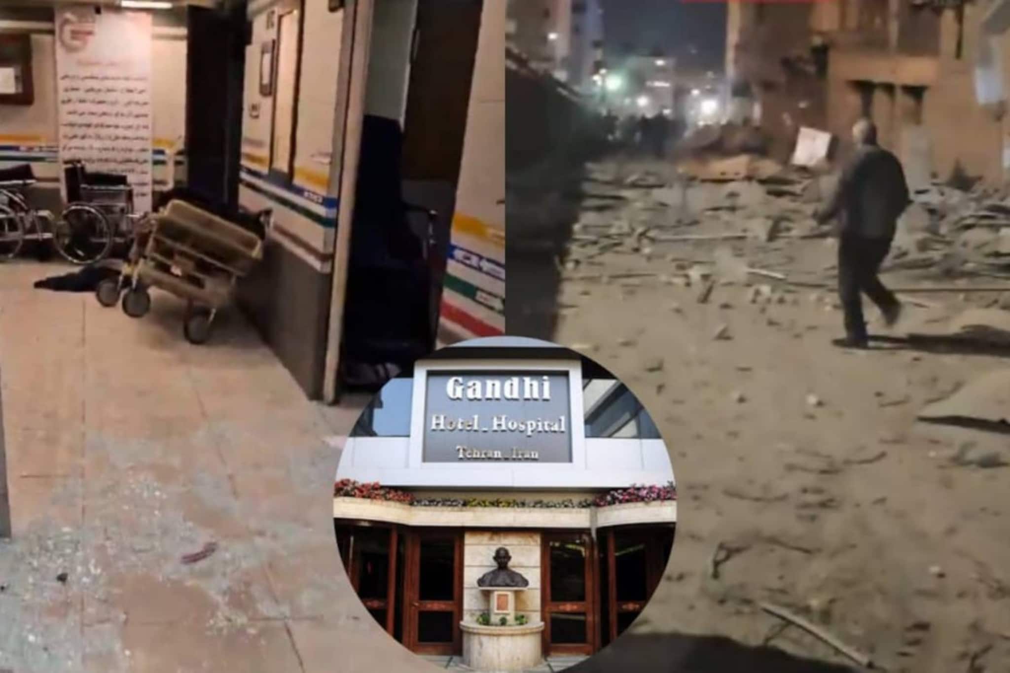 অসুস্থ শিশুদের কোলে নিয়ে ছুটছেন নার্সরা! ইজরায়েলি হানায় বিধ্বস্ত তেহরানের গান্ধি হাসপাতাল