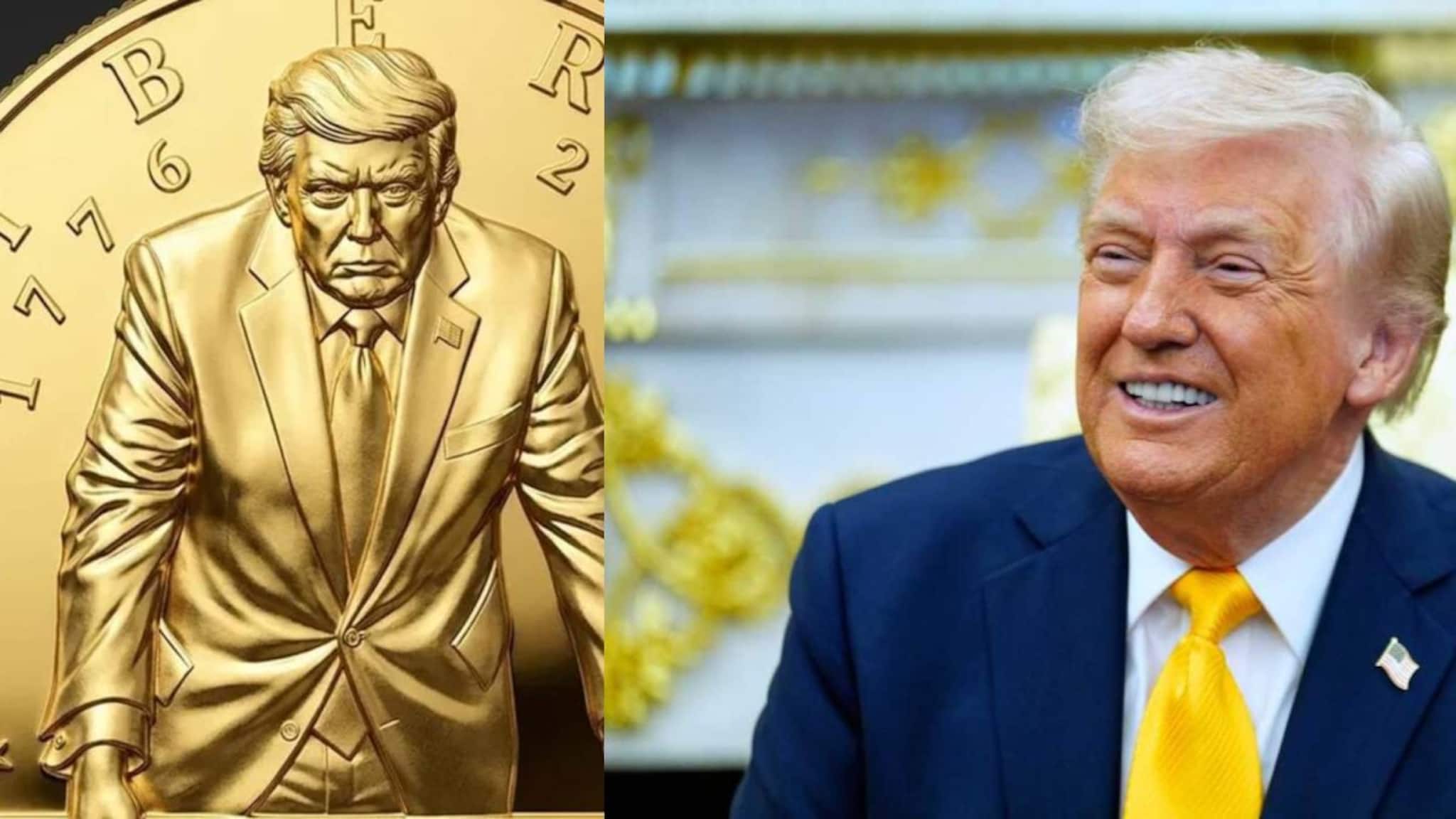 Donald Trump on Gold Coin: আমেরিকার আসন্ন ২৫০ তম জন্মবার্ষিকী উপলক্ষে এ বার স্বর্ণমুদ্রায় খোদাই করা হবে প্রেসিডেন্ট ডোনাল্ড ট্রাম্পের অবয়ব