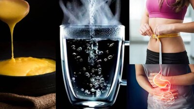 Unlock Weight Loss: 1 Spoon Ghee in Warm Water for Morning Detox & Health