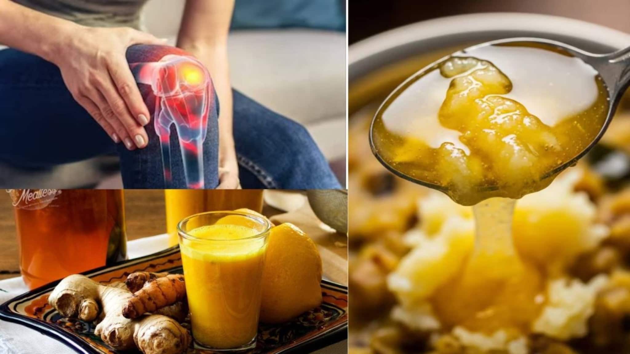 Knee Pain Home Remedies: ‘২’ জিনিস ঘিয়ে মিশিয়ে নিয়মিত মালিশ করুন হাঁটুতে! রেহাই পাবেন গাঁটের যন্ত্রণা থেকে Knee Pain Home Remedies: ‘২’ জিনিস ঘিয়ে মিশিয়ে নিয়মিত মালিশ করুন হাঁটুতে! রেহাই পাবেন গাঁটের যন্ত্রণা থেকে