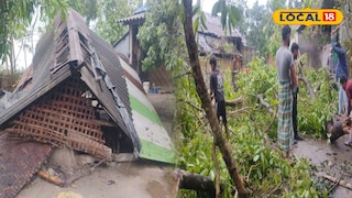 কালবৈশাখীর তাণ্ডবে লণ্ডভণ্ড চোপড়া কালবৈশাখীর তাণ্ডবে লণ্ডভণ্ড চোপড়া