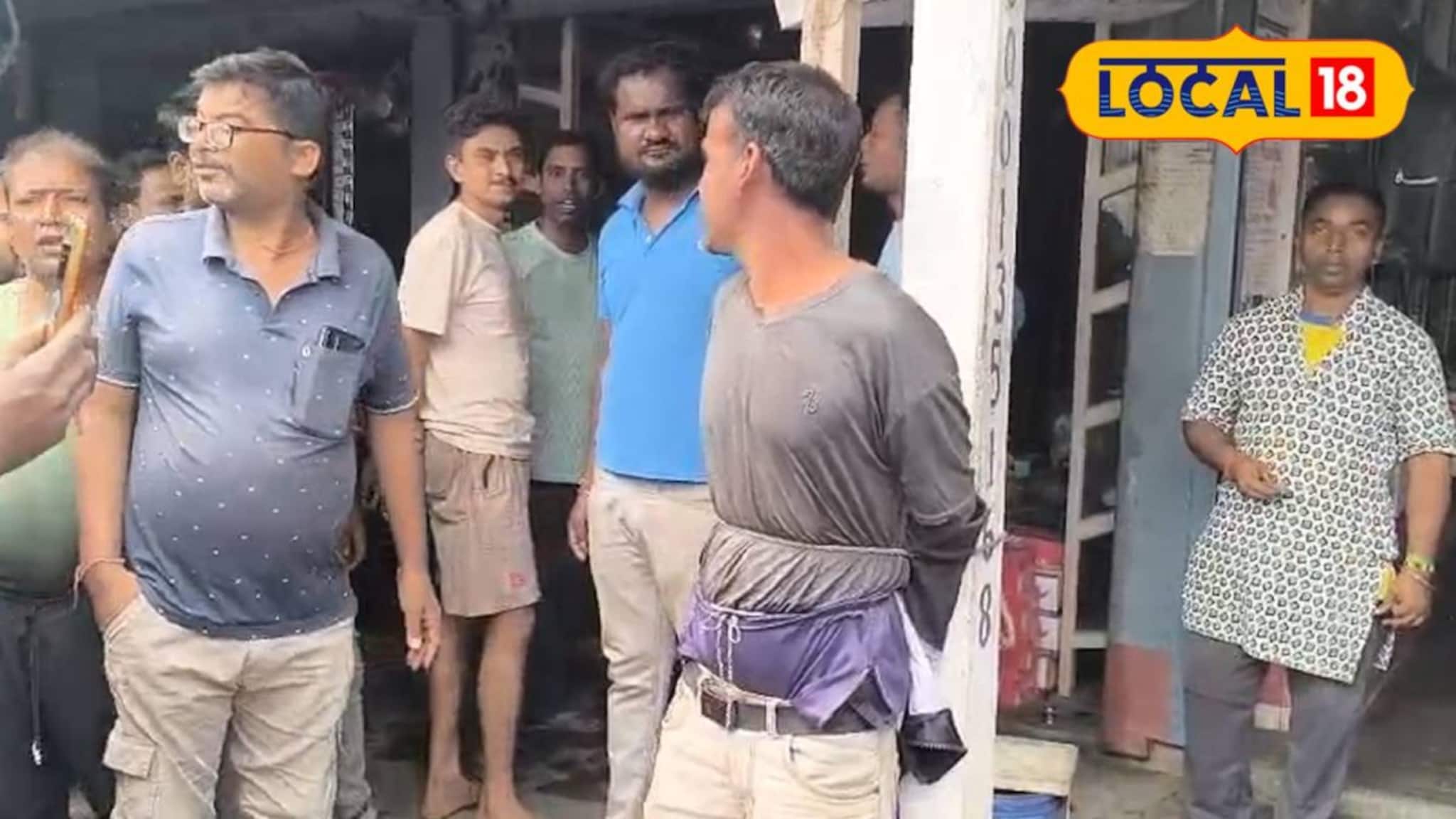 দিনের আলোয় চোরের হানা! জুতোর দোকান থেকে মোবাইল চুরির চেষ্টা যুবকের