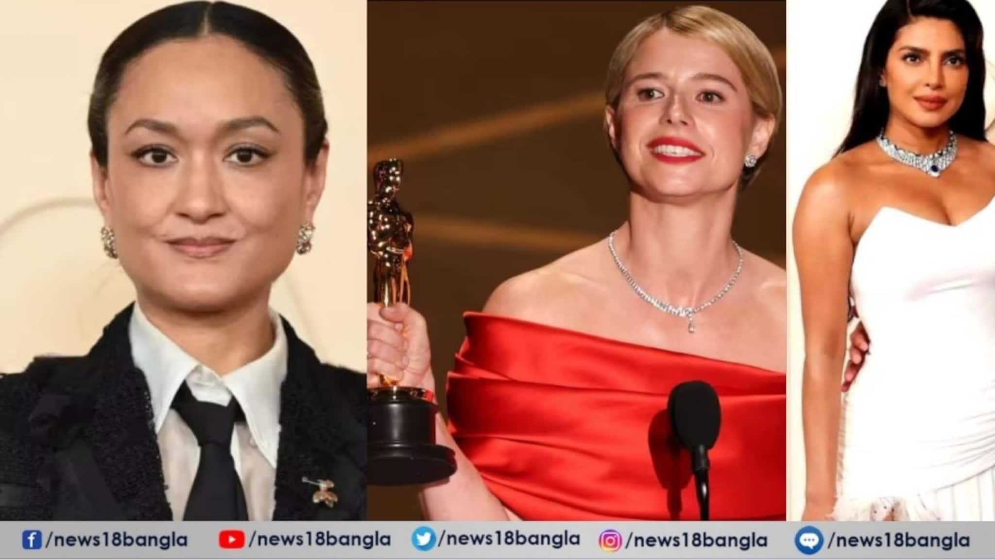 Oscar 2026: অস্কার মঞ্চে ইতিহাস গড়লেন দুই মহিলা, সাদা গাউনে নজর কাড়লেন প্রিয়াঙ্কা চোপড়া