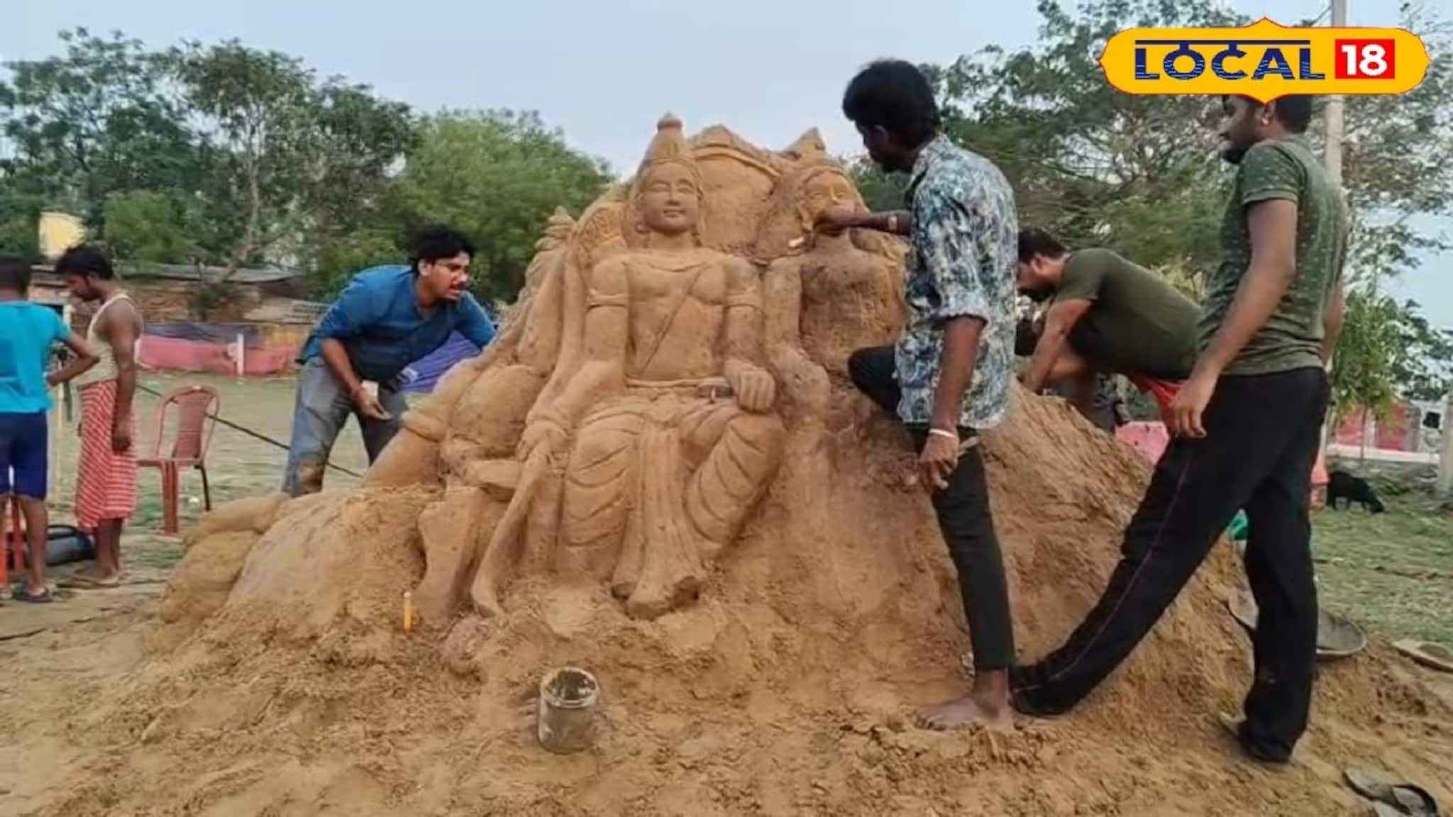 Ram Navami 2026: দামোদর চরে জীবন্ত রামায়ণের অমর আখ্যান, ৬ ট্র্যাক্টর বালিতে তৈরি রাম মন্দির...! ভক্তি ও শিল্পের অপূর্ব মেলবন্ধনের সাক্ষী বর্ধমান