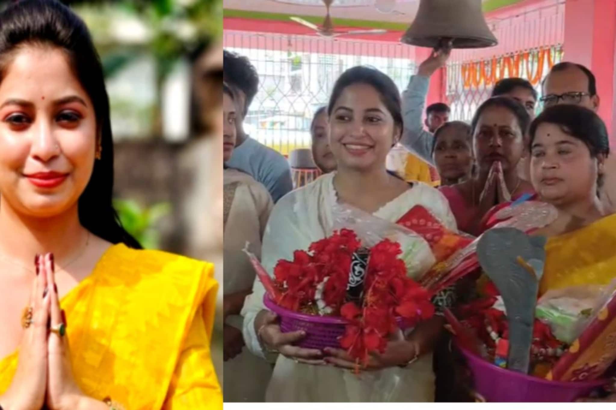 নিজের জয়ের জন্য প্রার্থনা, প্রচারে বেরিয়ে মমতা-অভিষেকের নামেও পুজো দিলেন ঋতুপর্ণা! নিজের জয়ের জন্য প্রার্থনা, প্রচারে বেরিয়ে মমতা-অভিষেকের নামেও পুজো দিলেন ঋতুপর্ণা!