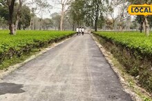 নিম্নমানের বিভিন্ন সামগ্রী দিয়ে রাস্তা তৈরি করার অভিযোগ! পাথরপ্রতিমায় বিক্ষোভ