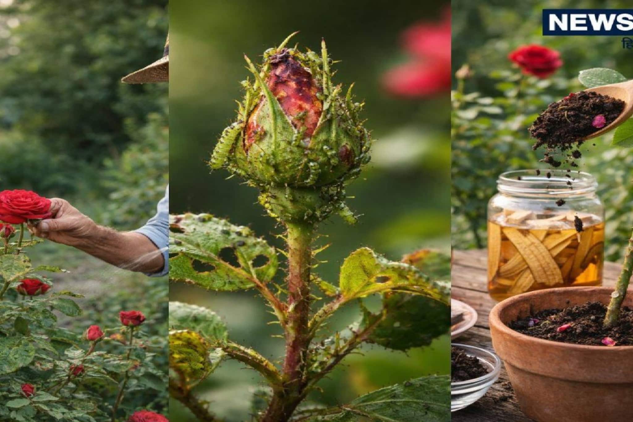 গাছের ধারেকাছে ঘেঁষবে না পোকামাকড়, দ্বিগুণ বাড়বে গোলাপের মাপ! '৫' ম্যাজিক টোটকা জানুন