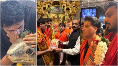Indian Cricketers Seek Divine Blessings at Siddhivinayak Temple Before T20 WC Semi-Final