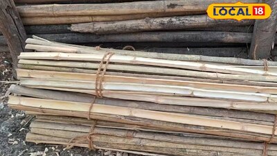 ভোটের আগে বাঁশের বাতার ব্যবসায় জোয়ার