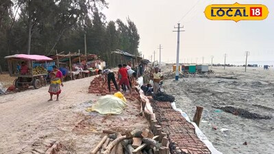 অস্থায়ী বাঁধ তৈরির কাজ চলছে