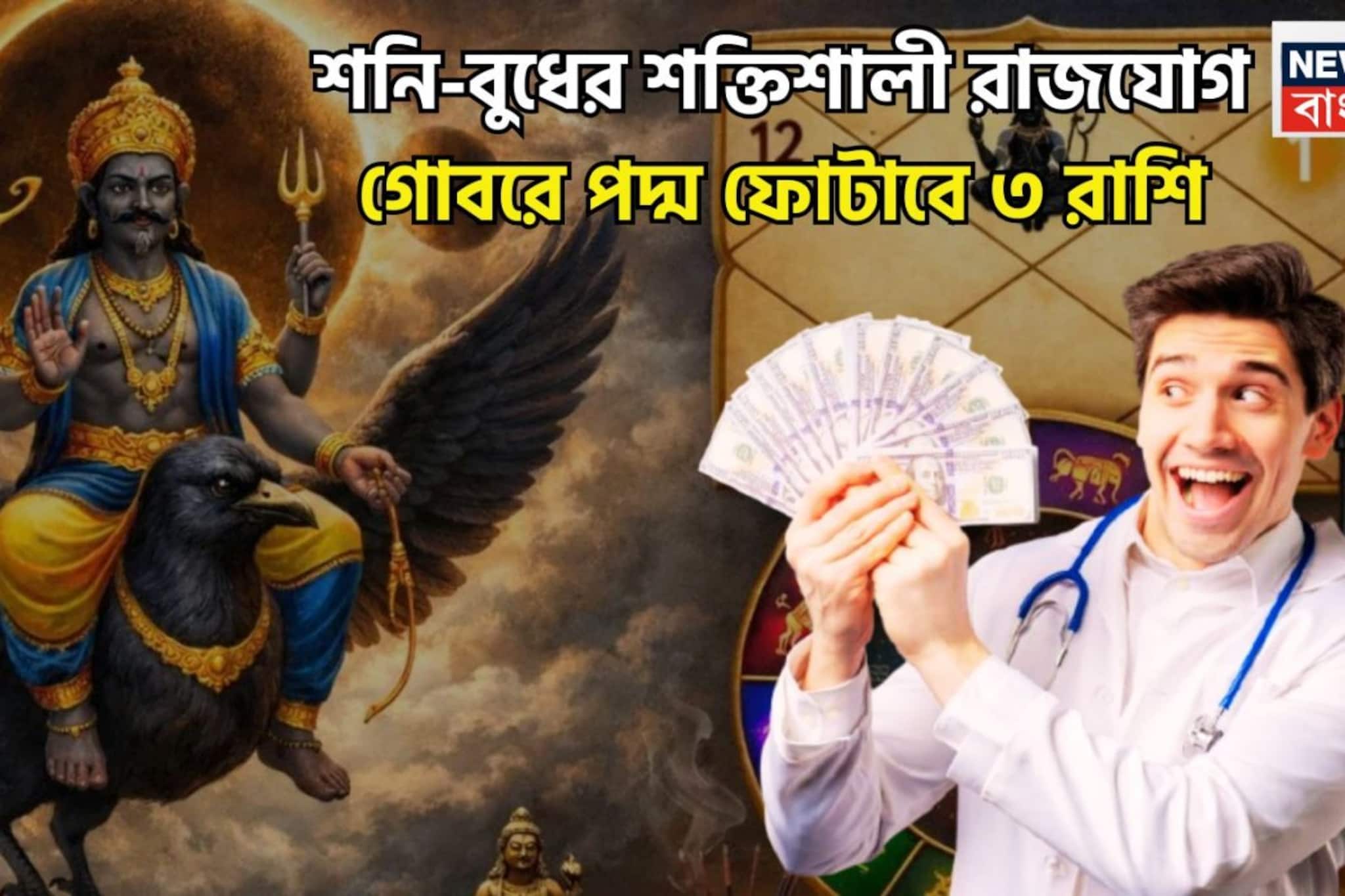 শনি-বুধের মহামিলন! চাকরি, ব্যবসায় দুরন্ত উন্নতি, ৩ রাশির জীবনে চাকার পাহাড়