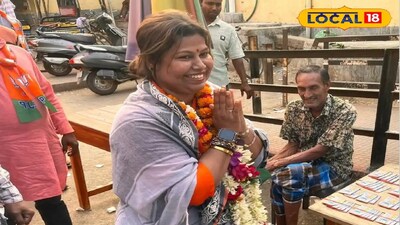 ভরতপুরে পদ্ম শিবিরের প্রার্থী অনামিকা ঘোষ। 