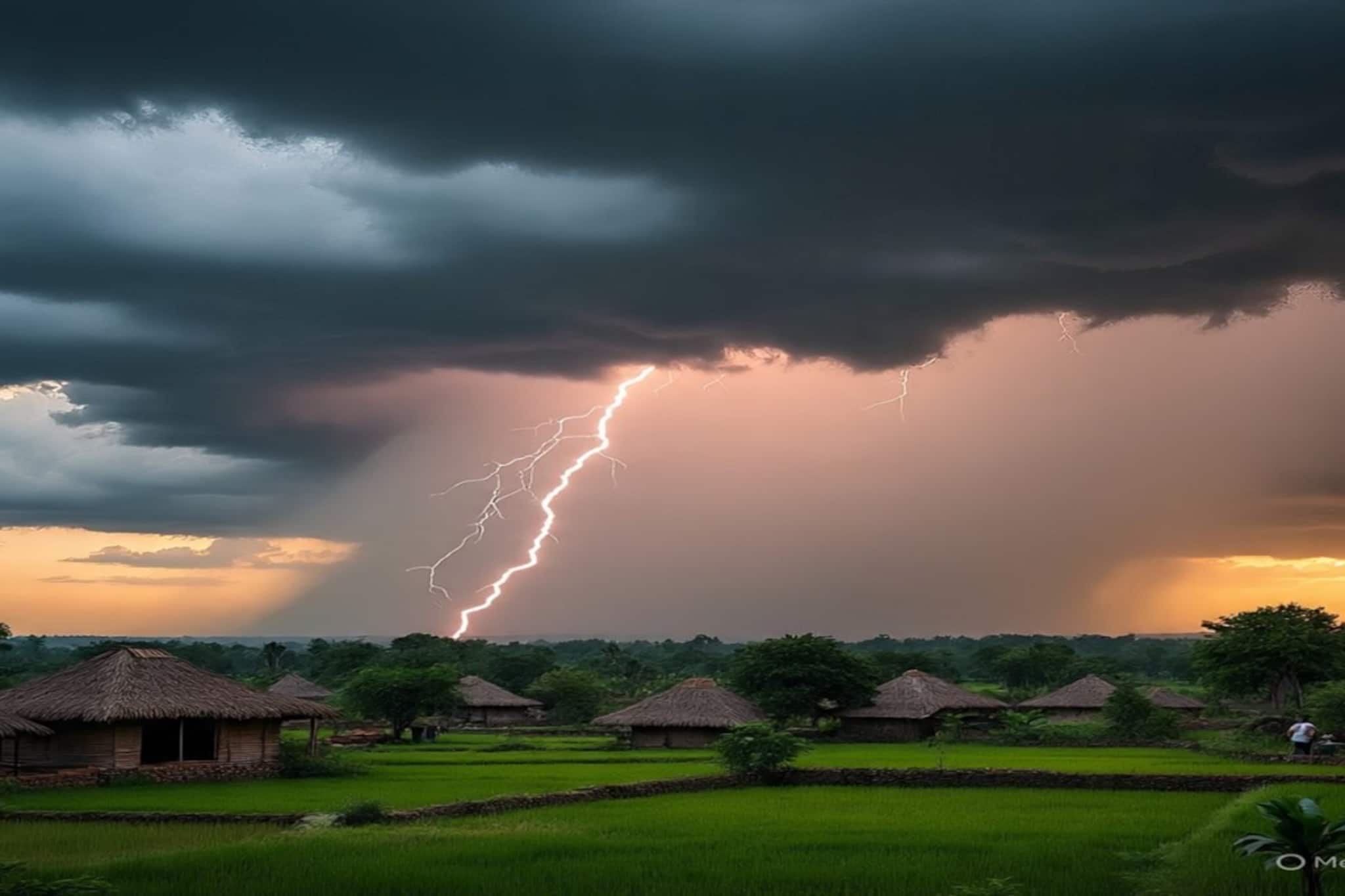 জেলায়-জেলায় ঝড়-বৃষ্টির তাণ্ডব, হাতে অল্প সময় রাতেই ৫০ কিমি গতিতে হাওয়া, সঙ্গী বজ্র-বিদ্যুৎ সহ বৃষ্টি