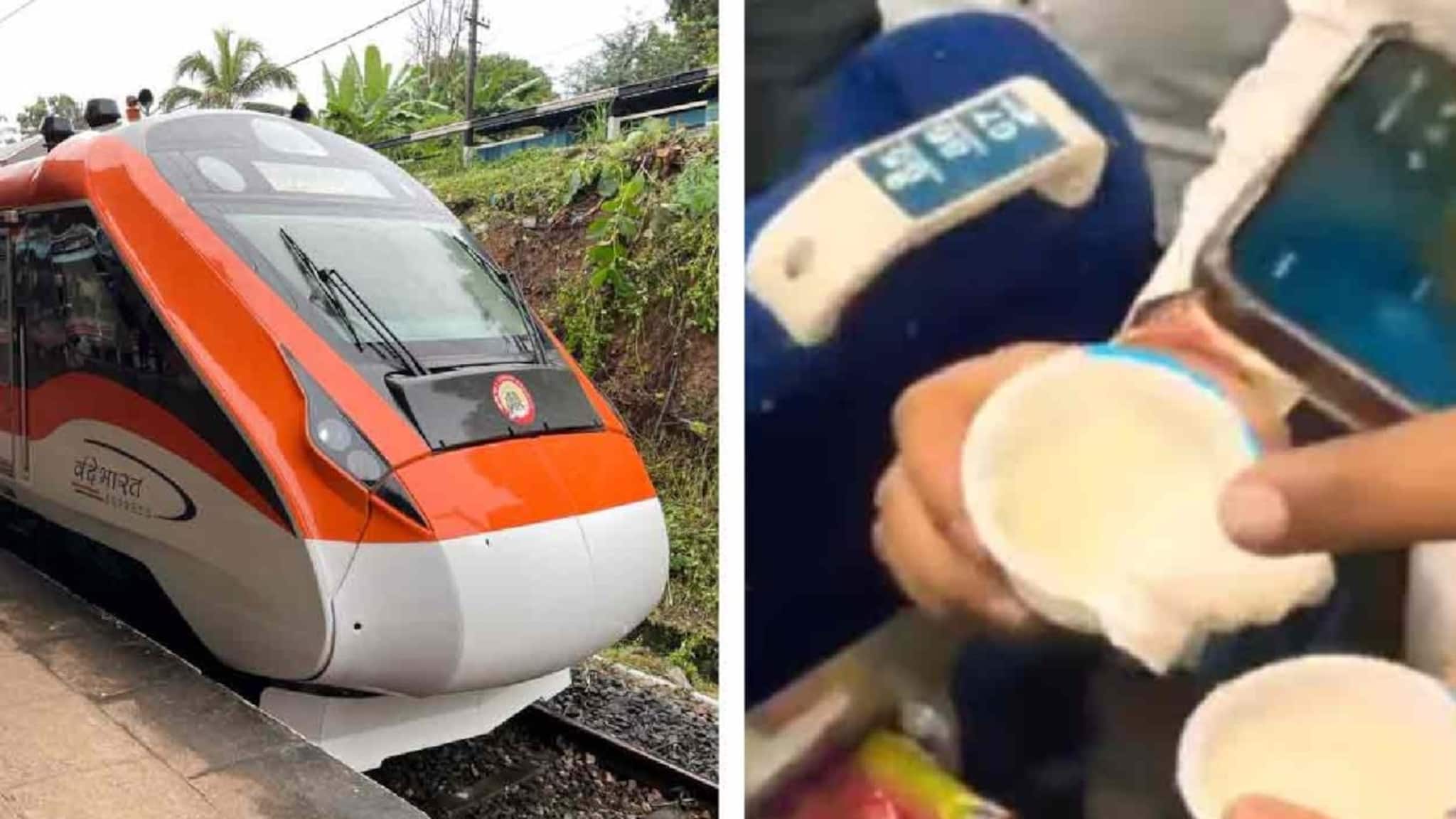 Vande Bharat Express: বন্দে ভারতে দেওয়া দই খুলতেই চোখ কপালে যাত্রীর! ভাবতেও পারবেন না, কী ছিল ডাব্বায়! ছুটে এল রেল কর্তৃপক্ষ, IRCTC-কে মোটা টাকা জরিমানা