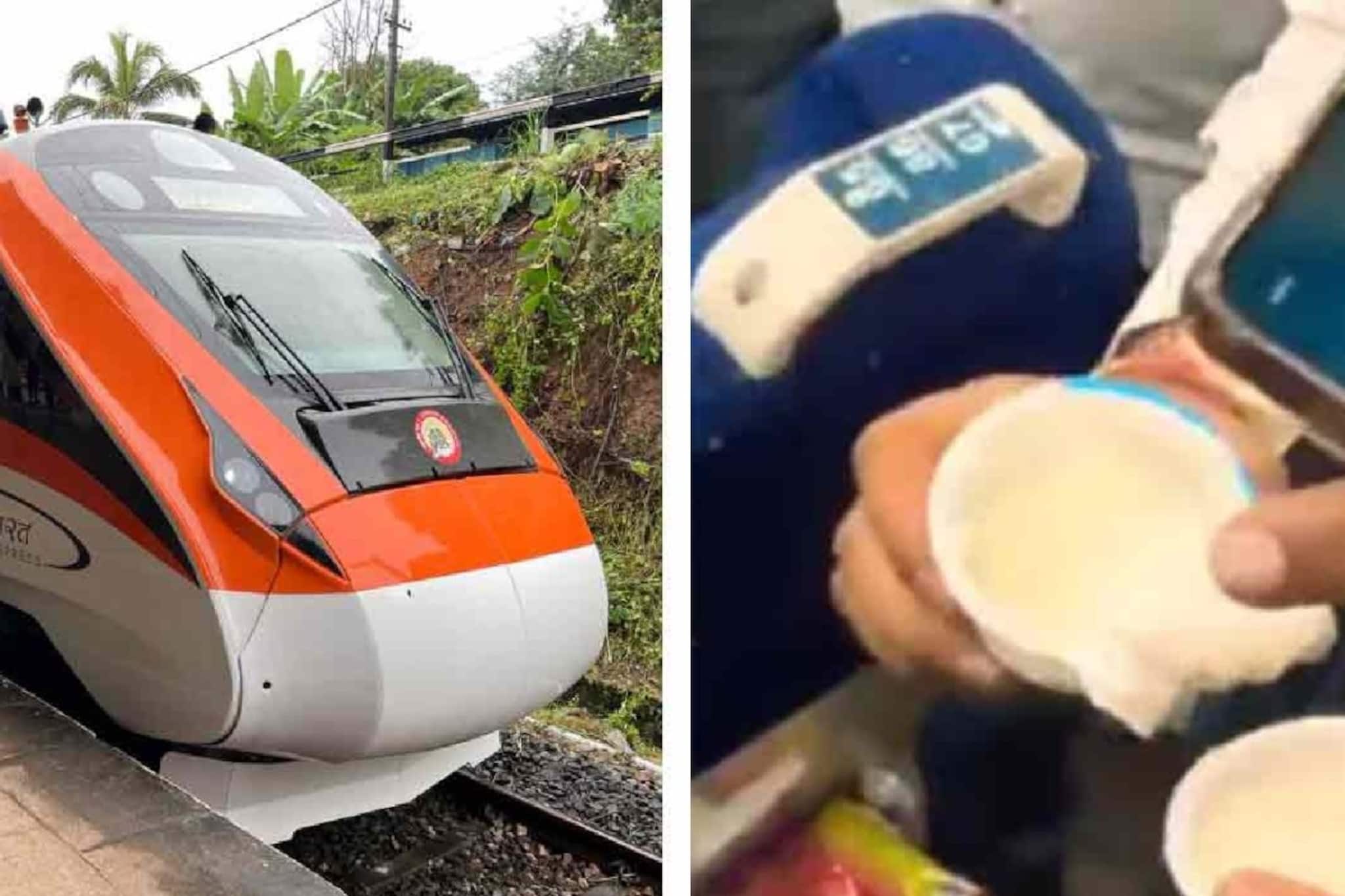 বন্দে ভারতে দেওয়া দই খুলতেই চোখ কপালে যাত্রীর! ভাবতেও পারবেন না, কী ছিল ডাব্বায়! ছুটে এল রেল কর্তৃপক্ষ, IRCTC-কে মোটা টাকা জরিমানা