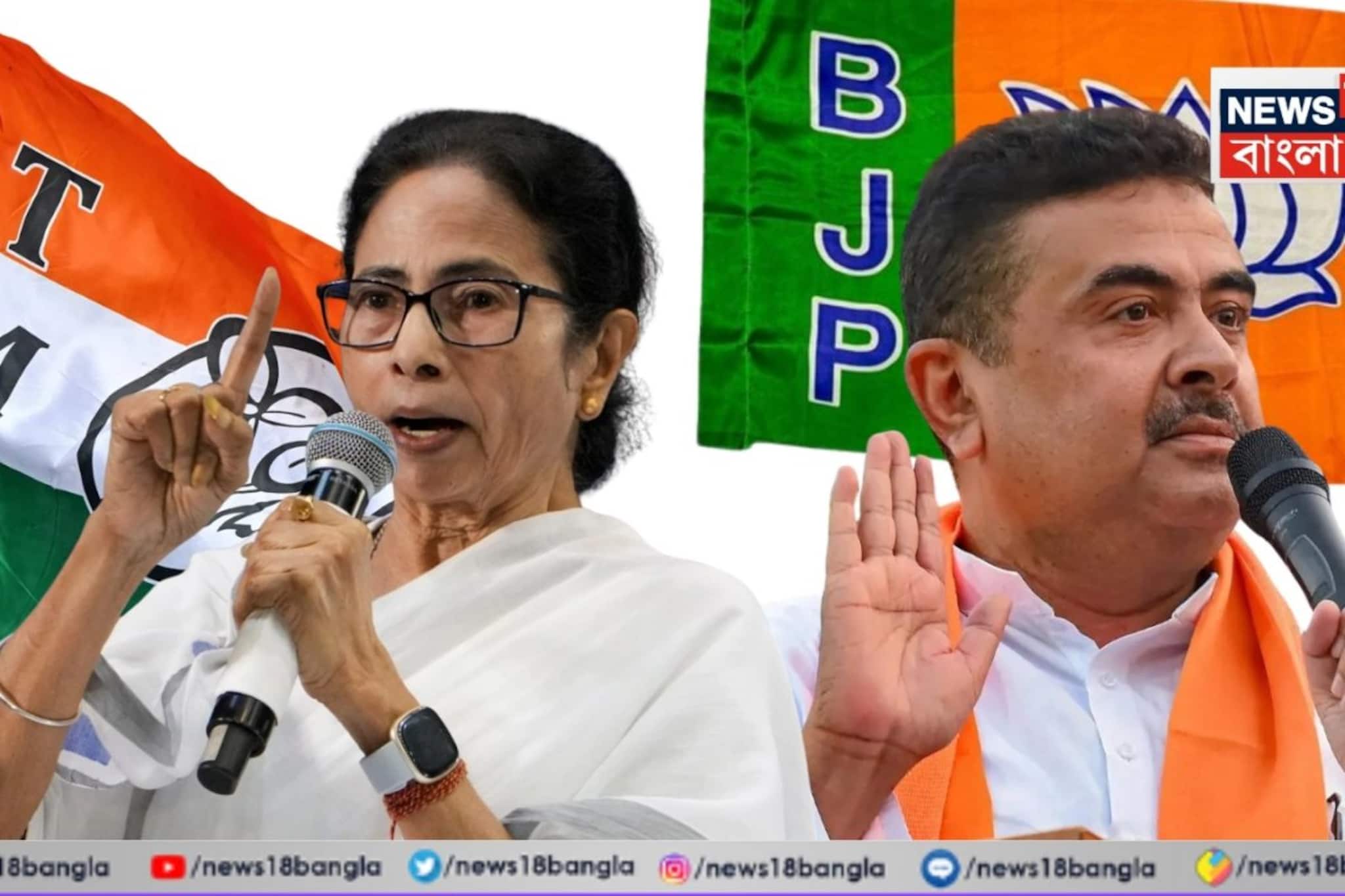 ছাব্বিশের বিধানসভা নির্বাচনে তৃণমূল-বিজেপির ভোট শতাংশ কত হতে পারে? বামেদের অবস্থা কী? News 18 ওপিনিয়ন পোলে উঠে এল সেই তথ্য