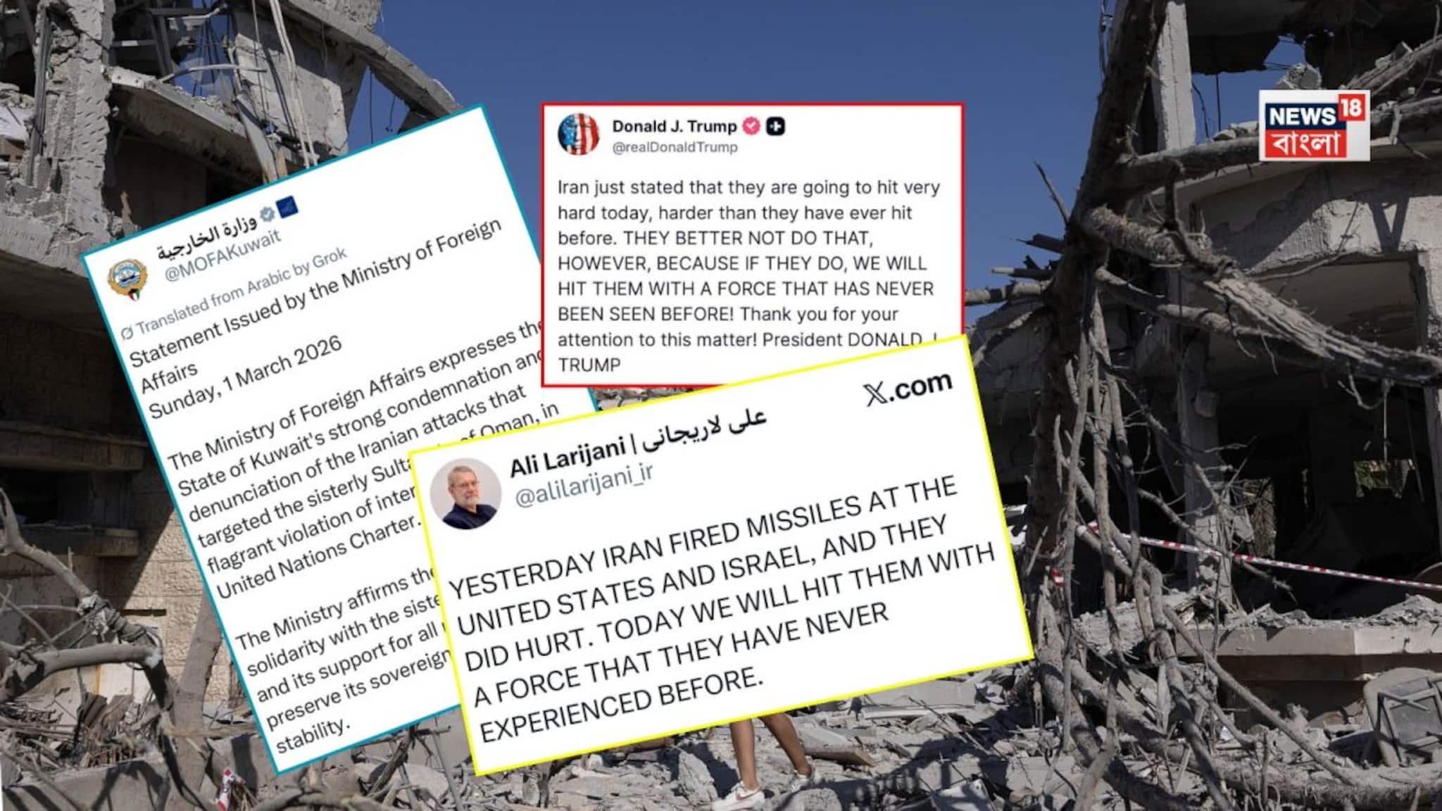 Iran- Israel Conflict: হুমকি-পাল্টা হুমকি! ইরানের প্রত্যাঘাত ভয়ঙ্কর হতে পারে, হুঁশিয়ারি ট্রাম্পের