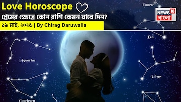 Love Horoscope Today: ১৯ মার্চ, ২০২৬- কেমন যাবে আজকের প্রেমজীবন, জানাচ্ছেন জ্যোতিষী চিরাগ দারুওয়ালা