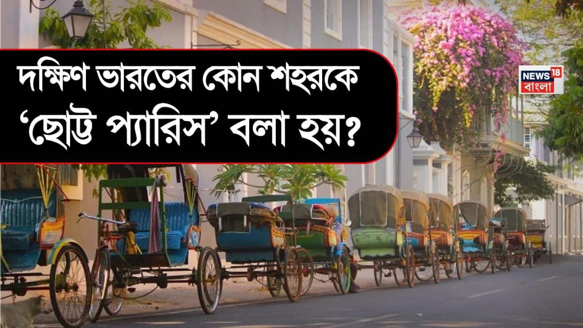 Mini Paris of India: দক্ষিণ ভারতের কোন শহরকে ‘ছোট্ট প্যারিস’ বলা হয়? আপনি যেটা ভাবছেন সেটা কিন্তু নয়! সঠিক উত্তর জানতে ক্লিক করুন Mini Paris of India: দক্ষিণ ভারতের কোন শহরকে ‘ছোট্ট প্যারিস’ বলা হয়? আপনি যেটা ভাবছেন সেটা কিন্তু নয়! সঠিক উত্তর জানতে ক্লিক করুন