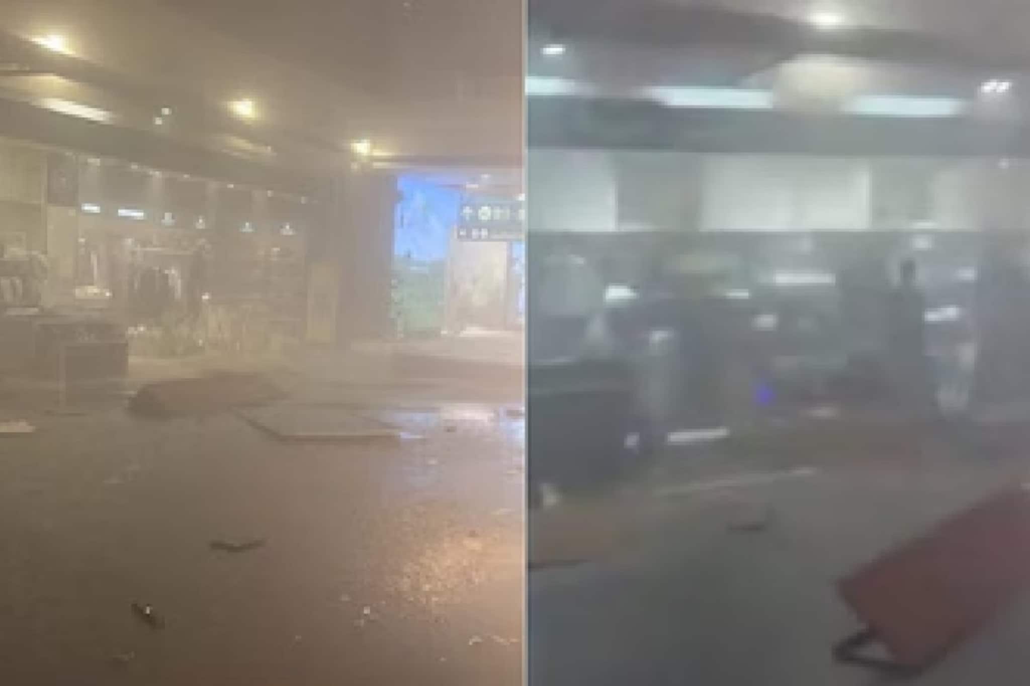 ড্রোনের ধ্বংসাবশেষ ভেঙে পড়ল বিমানবন্দরে! ইরানের ক্ষেপণাস্ত্র হামলার ভিডিও প্রকাশ্যে