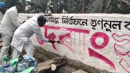 দেবাংশুর হয়ে প্রচার শুরু দেবাংশুর হয়ে প্রচার শুরু