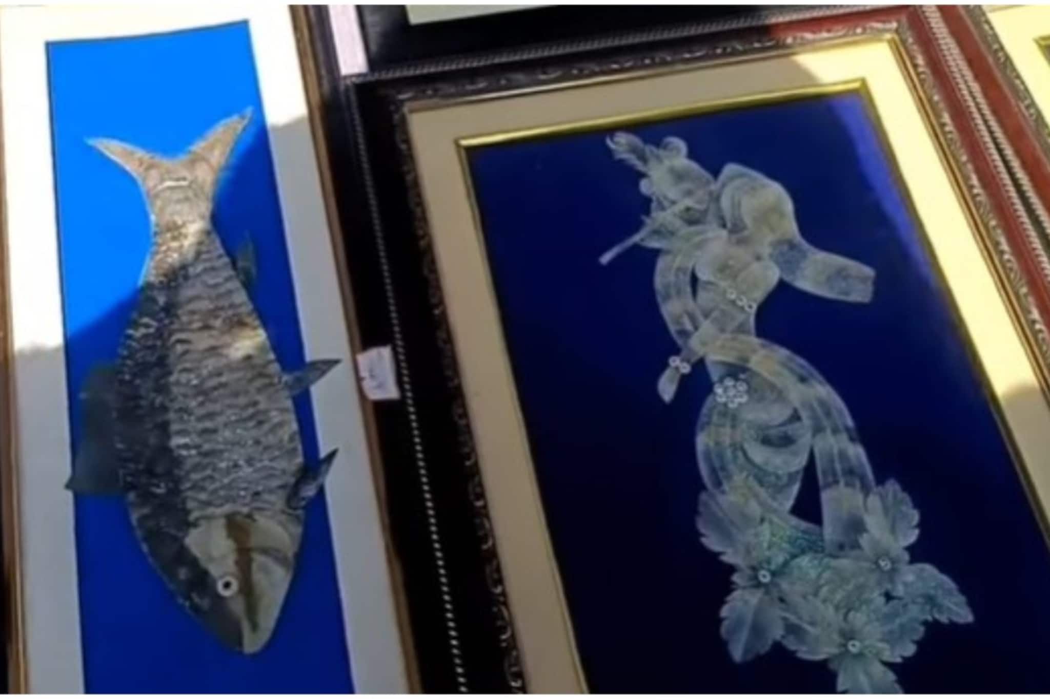 মাছের ফেলে দেওয়া আঁশ দিয়ে তৈরি হচ্ছে ঘর সাজানোর উপকরণ! দেখলে অবাক হবেন মাছের ফেলে দেওয়া আঁশ দিয়ে তৈরি হচ্ছে ঘর সাজানোর উপকরণ! দেখলে অবাক হবেন