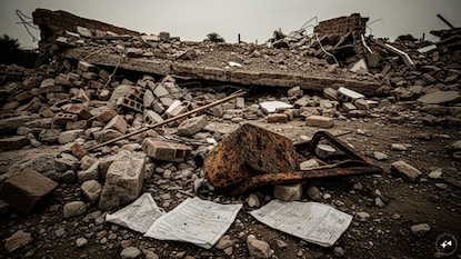 দেওয়াল ভাঙতে গিয়ে সর্বনাশ! কাজ করতে গিয়ে চাপা পড়ে মৃত্যু আদিবাসী শ্রমিকের, শোকস্তব্ধ ডেবরা! Representative Image:AI) দেওয়াল ভাঙতে গিয়ে সর্বনাশ! কাজ করতে গিয়ে চাপা পড়ে মৃত্যু আদিবাসী শ্রমিকের, শোকস্তব্ধ ডেবরা! Representative Image:AI)