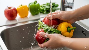 ফল-সবজি শুধু জলেই পরিষ্কার করেন? এতেও কিলবিল করবে জীবাণু! এই সাদা গুঁড়ো মেশালেই কেল্লাফতে!   