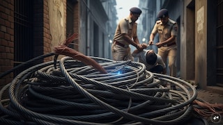 ১.৩৭ কোটি টাকার বিদ্যুতের কেবল চুরি! কলকাতা পুলিশের অ্যান্টি বার্গলারি স্কোয়াডের জালে ধৃত এক!  (Representative Image: AI)